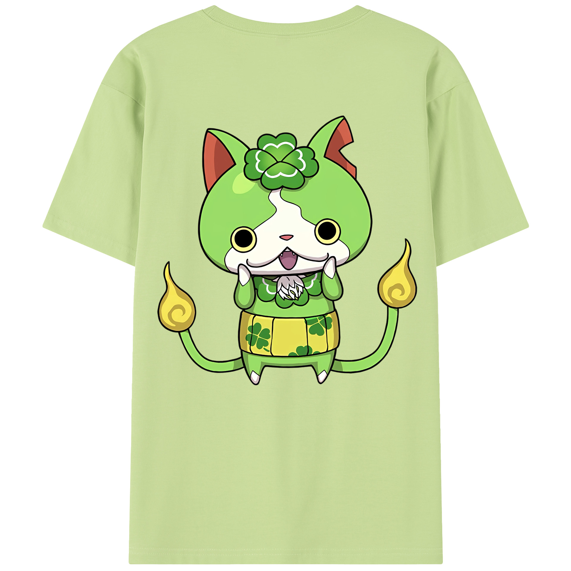 （画像用） 妖怪ウォッチ Yo-kai Watch 綿100％半袖Tシャツ（背面プリント）
